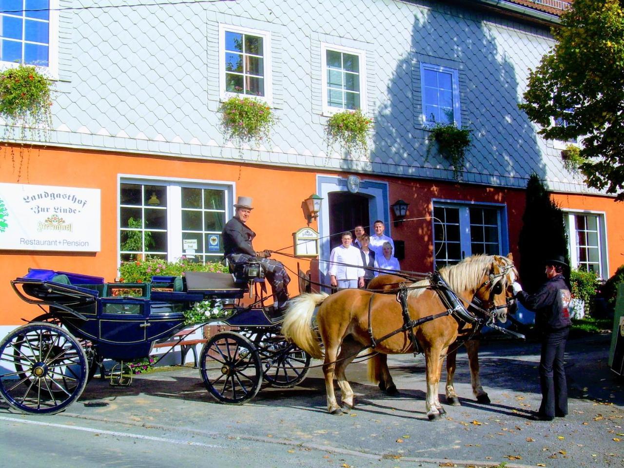 Hotel Landgasthof "Zur Linde" Dreba Zewnętrze zdjęcie